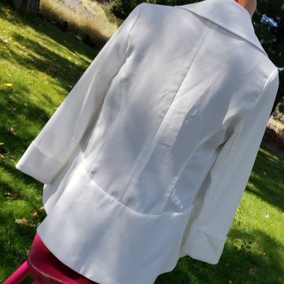 Harlowe & Graham White Professional Cardigan XS - Picture 6 of 8